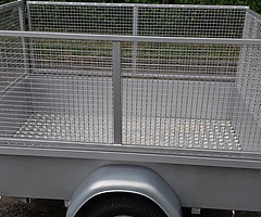 New 6x4 galvanised meshside trailer - Image 4/9