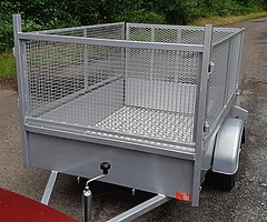 New 6x4 galvanised meshside trailer - Image 9/9