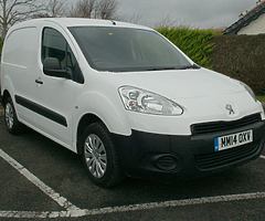 2014 Peugeot Partner 1.6Hdi One Owner Uk Company Van