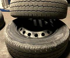 Set 205/65/16 rims tyres fit vivaro traffic primastar